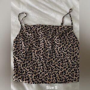 Leopard Print Cami Top size S